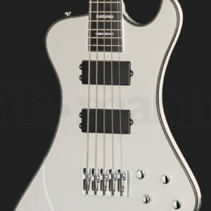 גיטרת בס Hagstrom Nekromant 5 White Gloss