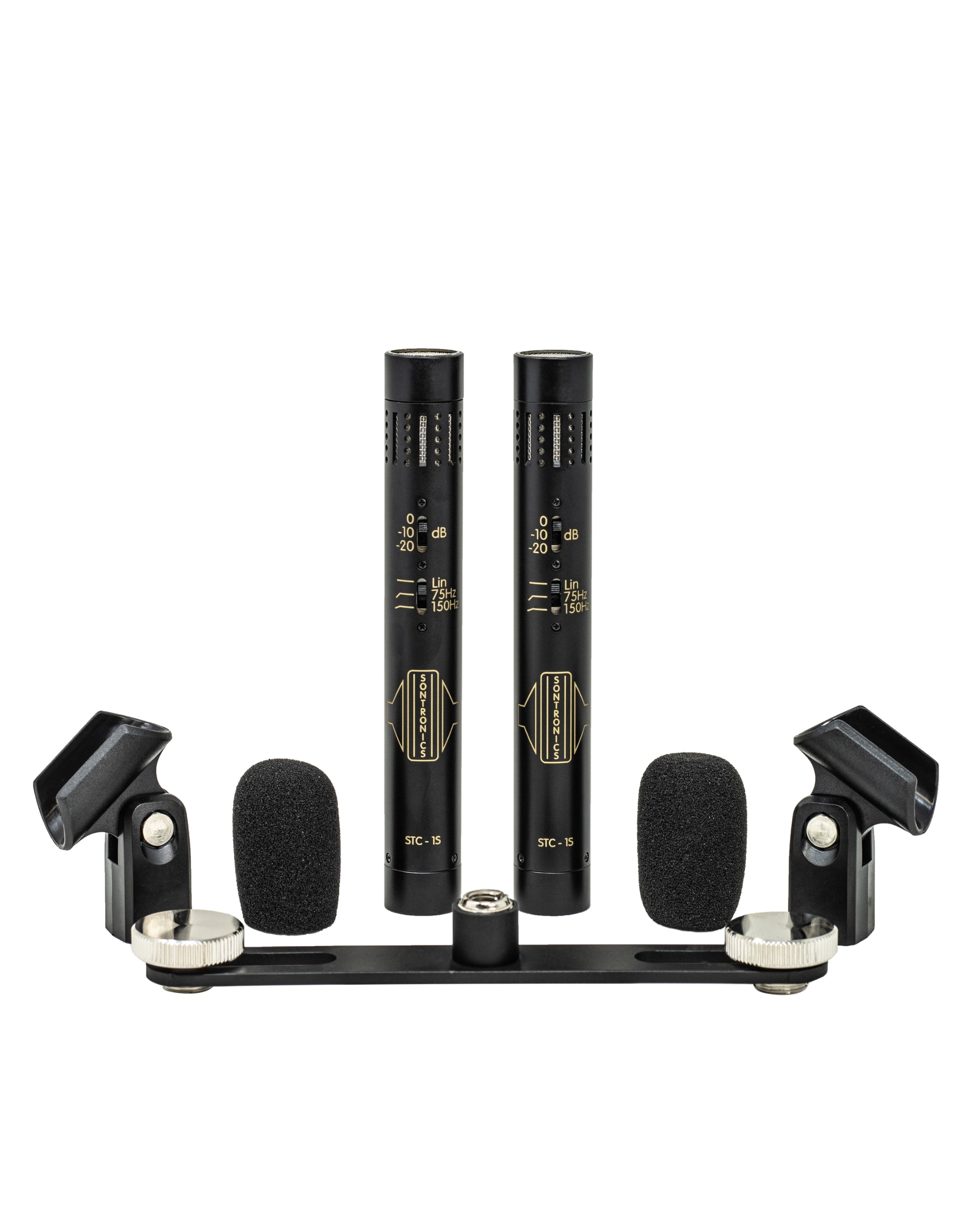 זוג מיקרופוני קונדנסר מותאמים לסטריאו Sontronics STC-1S SET שחור – כולל בר סטריאו, קליפסים וקייס 4 זוג מיקרופונים לסטריאו Sontronics STC-1S SET שחור – תמונה 4