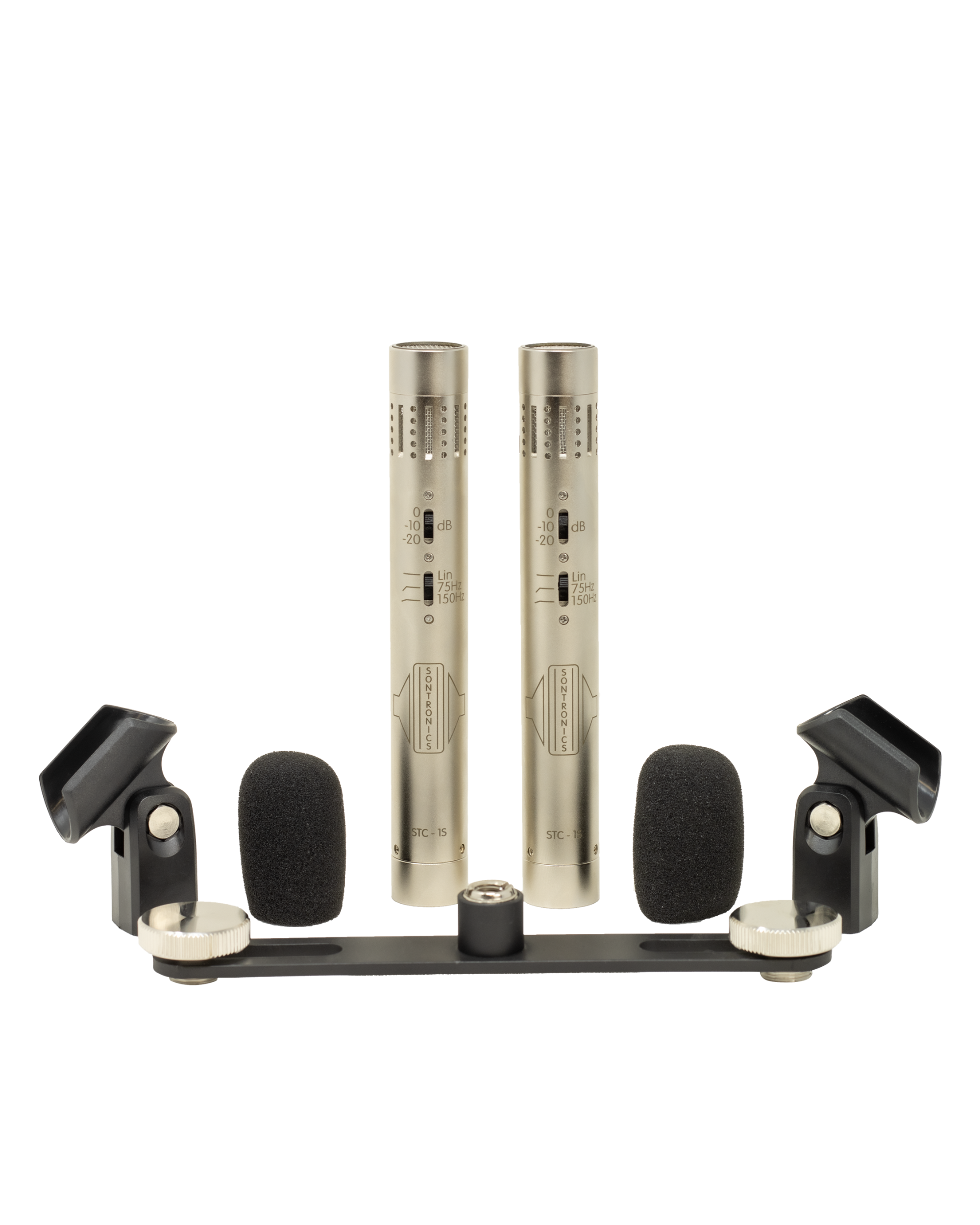 זוג מיקרופוני קונדנסר מותאמים לסטריאו Sontronics STC-1S SET כסוף – כולל בר סטריאו, קליפסים וקייס 4 זוג מיקרופונים לסטריאו Sontronics STC-1S SET כסוף – תמונה 4