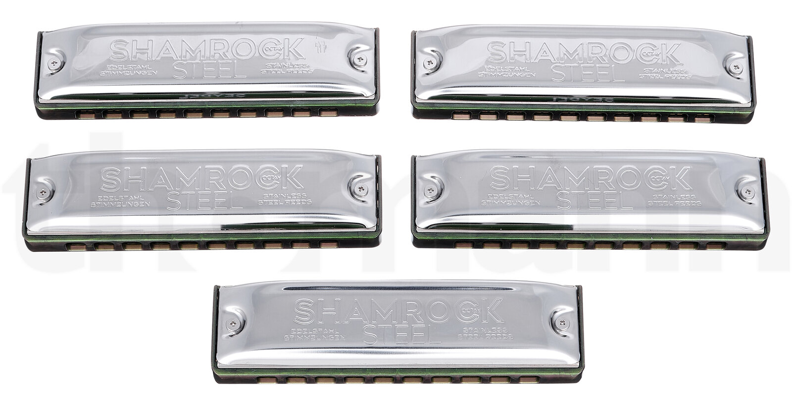 מפוחית C.A. Seydel Söhne Shamrock Steel Set of 5 2 21395242.jpg