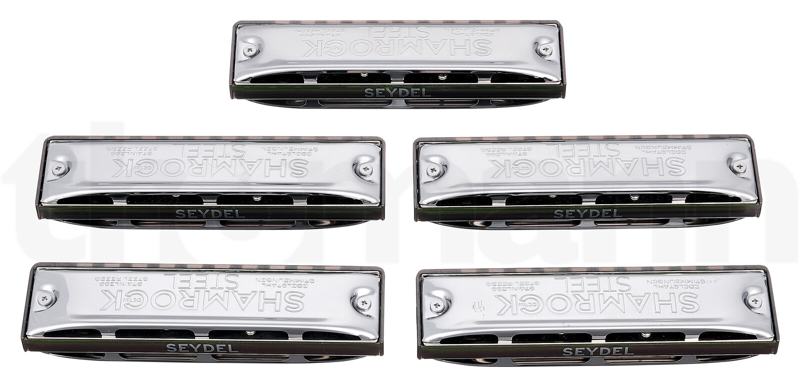 מפוחית C.A. Seydel Söhne Shamrock Steel Set of 5 4 21395247.jpg