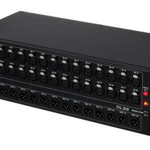 קופסת במה Midas DL32 – 32 כניסות, 16 יציאות, AES50 ופריאמפים Midas PRO