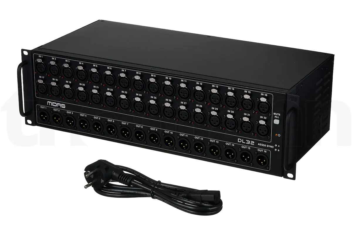 קופסת במה Midas DL32 – 32 כניסות, 16 יציאות, AES50 ופריאמפים Midas PRO 9 Midas DL32 – תמונת מוצר 9