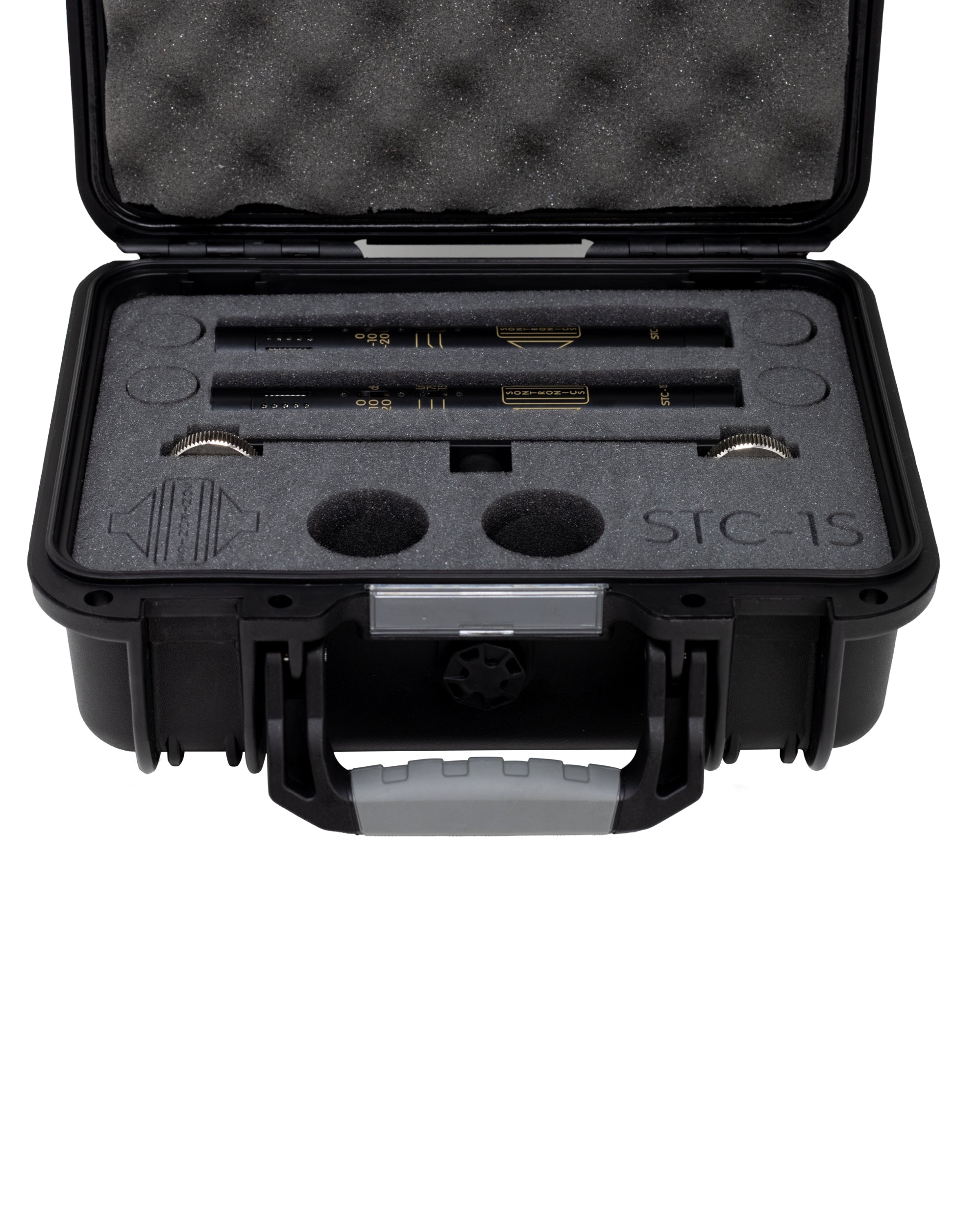 זוג מיקרופוני קונדנסר מותאמים לסטריאו Sontronics STC-1S SET שחור – כולל בר סטריאו, קליפסים וקייס 6 זוג מיקרופונים לסטריאו Sontronics STC-1S SET שחור – תמונה 6
