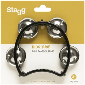 מיני טמבורין פלסטיק שחור Stagg TAB-MINI/BK