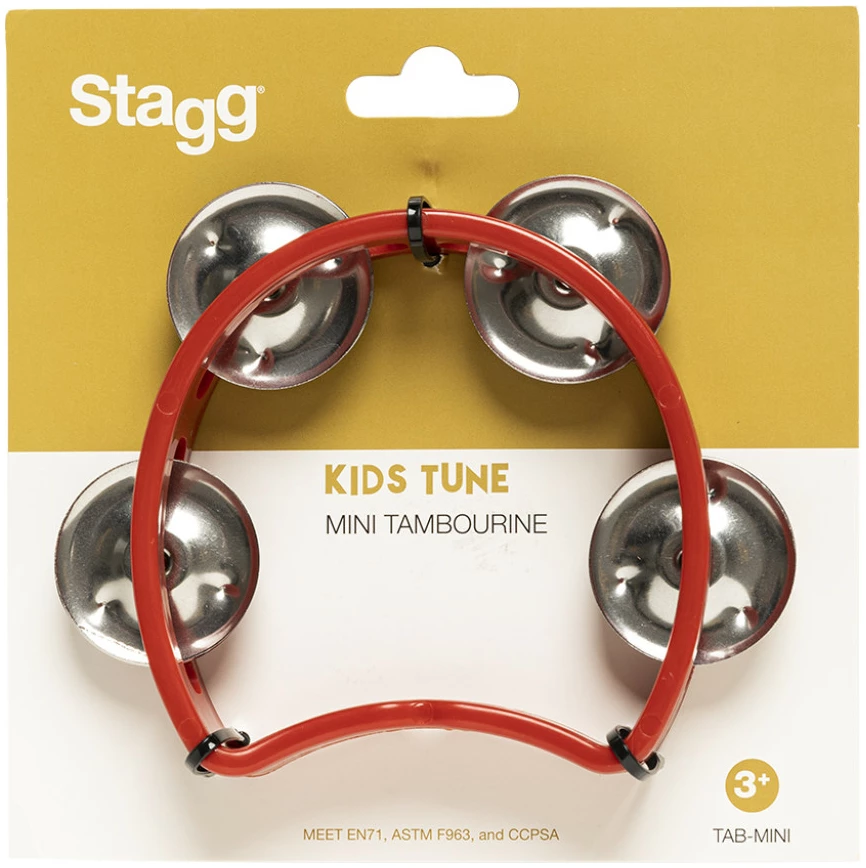 מיני טמבורין Stagg TAB-MINI/RD אדום 2 מיני טמבורין Stagg TAB-MINI/RD אדום