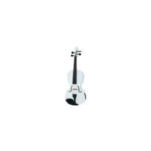 כינור אקוסטי-חשמלי Harley Benton HBV 800HWH 4/4 – עץ מלא, אבן, פיאזו מובנה