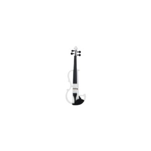 כינור חשמלי לשמאליים Harley Benton HBV 870LH/WH 4/4 – לבן