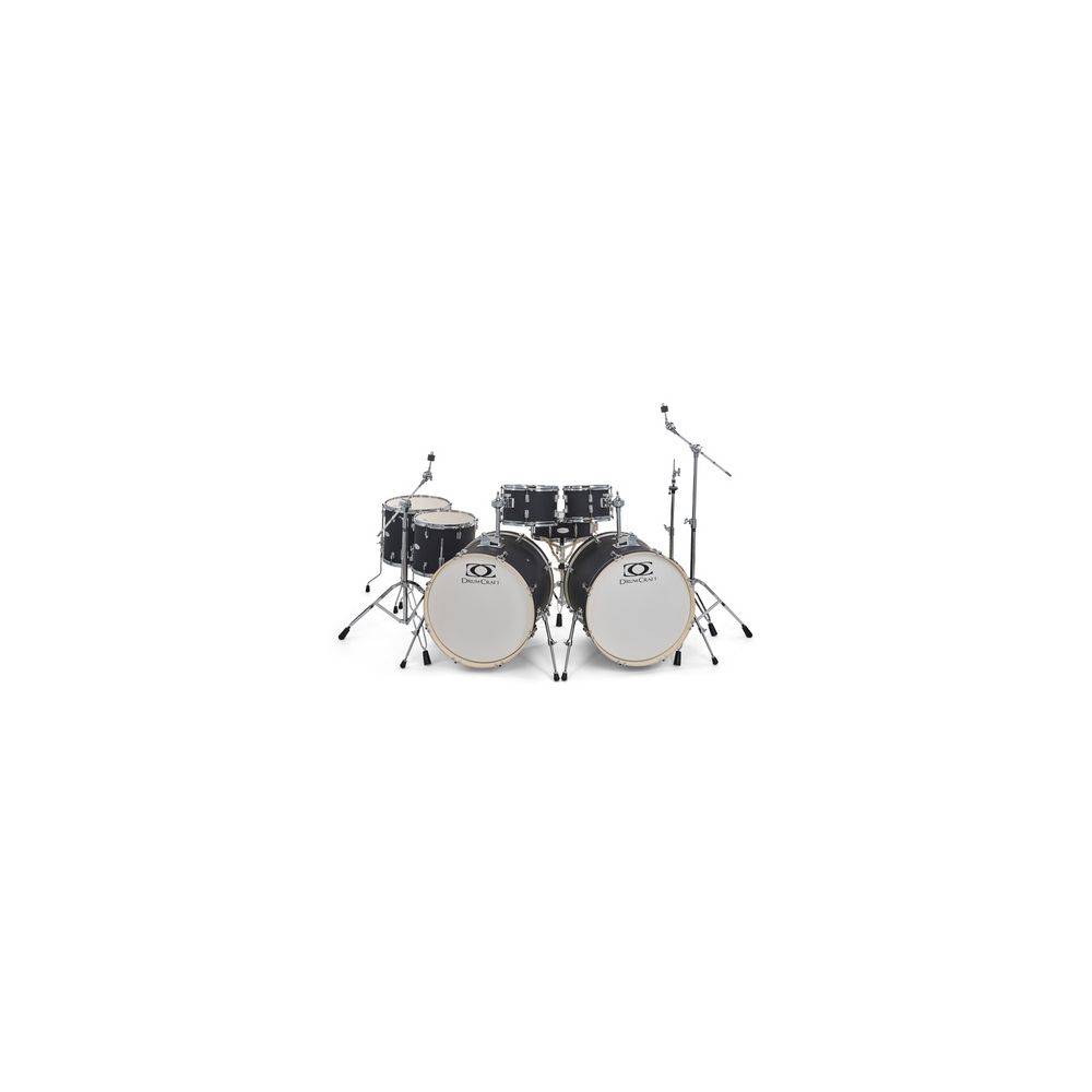מערכת תופים DrumCraft Series 3 Double Bass Set Black 1 מערכת תופים DrumCraft Series 3 Double Bass Set Black
