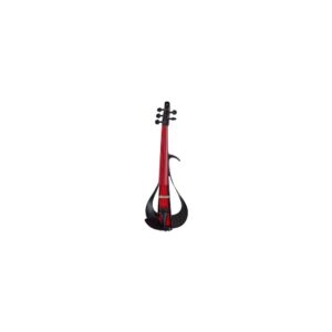 כינור חשמלי Yamaha YEV105 Pro DR – 5 מיתרים, אדום עמוק, מפתחות Wittner, קל ב-510 גרם