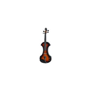 כינור חשמלי Harley Benton Stage Four FB – אבן שחור, מיתרן קרבון, פיאזו אקטיבי