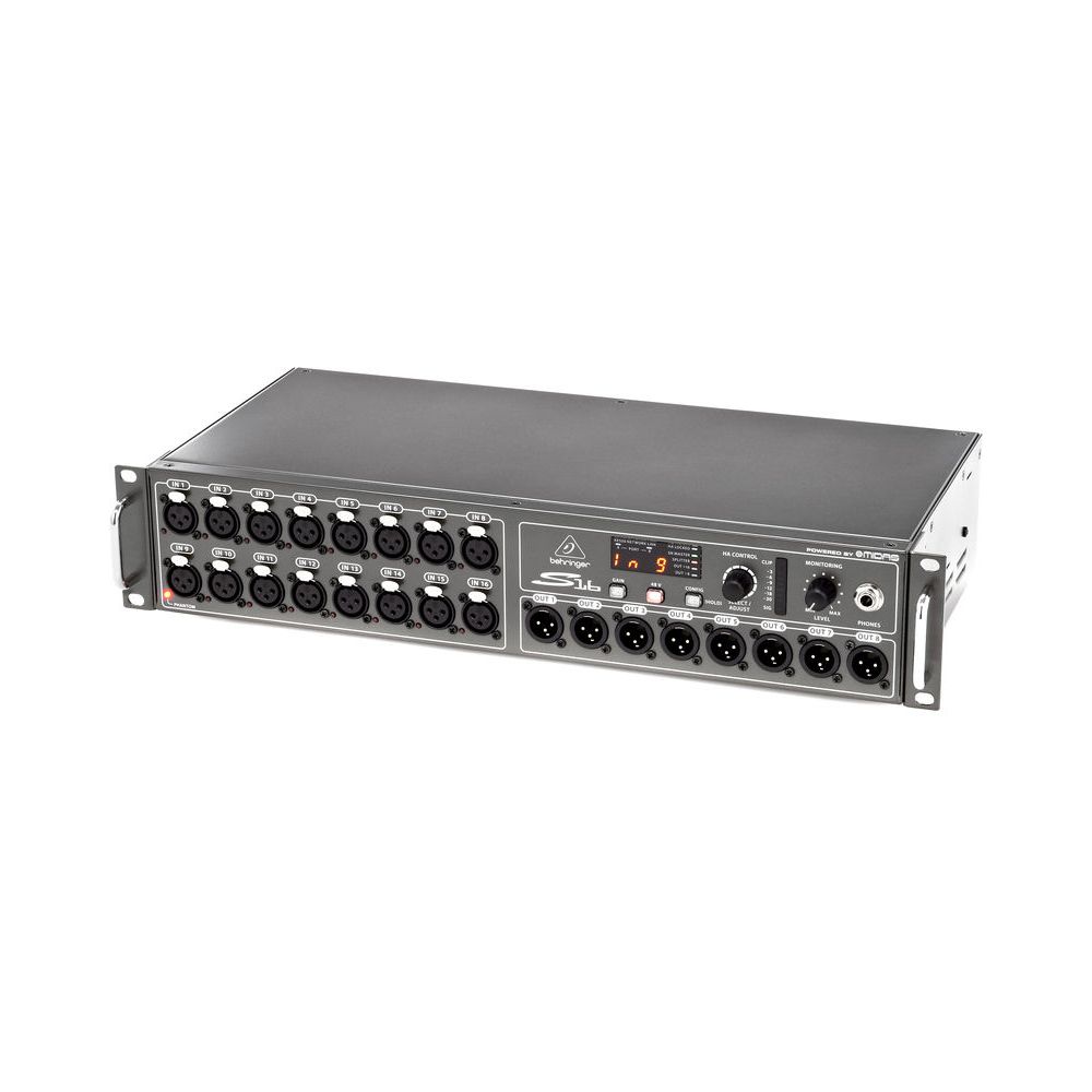 סטייג' בוקס דיגיטלי Behringer S16 – 16 כניסות, 8 יציאות, AES50 1 סטייג' בוקס דיגיטלי Behringer S16 – 16 כניסות, 8 יציאות, AES50 1
