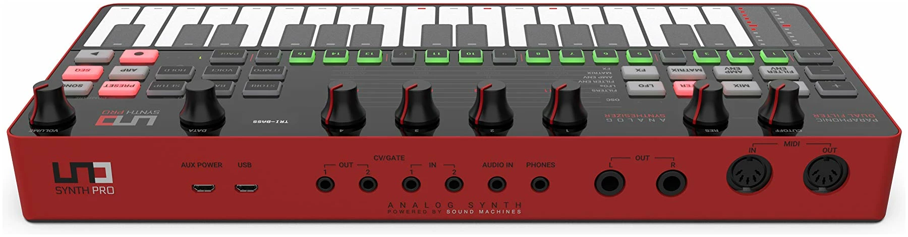 סינתיסייזר אנלוגי שולחני IK Multimedia UNO Synth Pro Desktop 2 סינתיסייזר אנלוגי שולחני IK Multimedia UNO Synth Pro Desktop