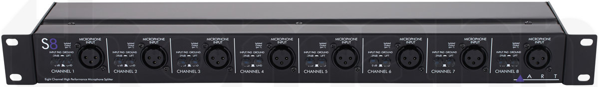 מפצל מיקרופונים ART S8 – שמונה ערוצים עם יציאות מבודדות 2 ART S8 – תמונת מוצר 2