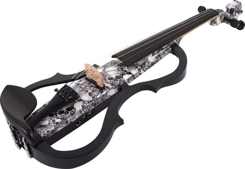 כינור חשמלי Harley Benton HBV 990SKL 4/4 – גולגולות, פיקאפ אקטיבי, ערכה מלאה 3 כינור חשמלי Harley Benton HBV 990SKL 4/4 – גולגולות, פיקאפ אקטיבי, ערכה מלאה 3