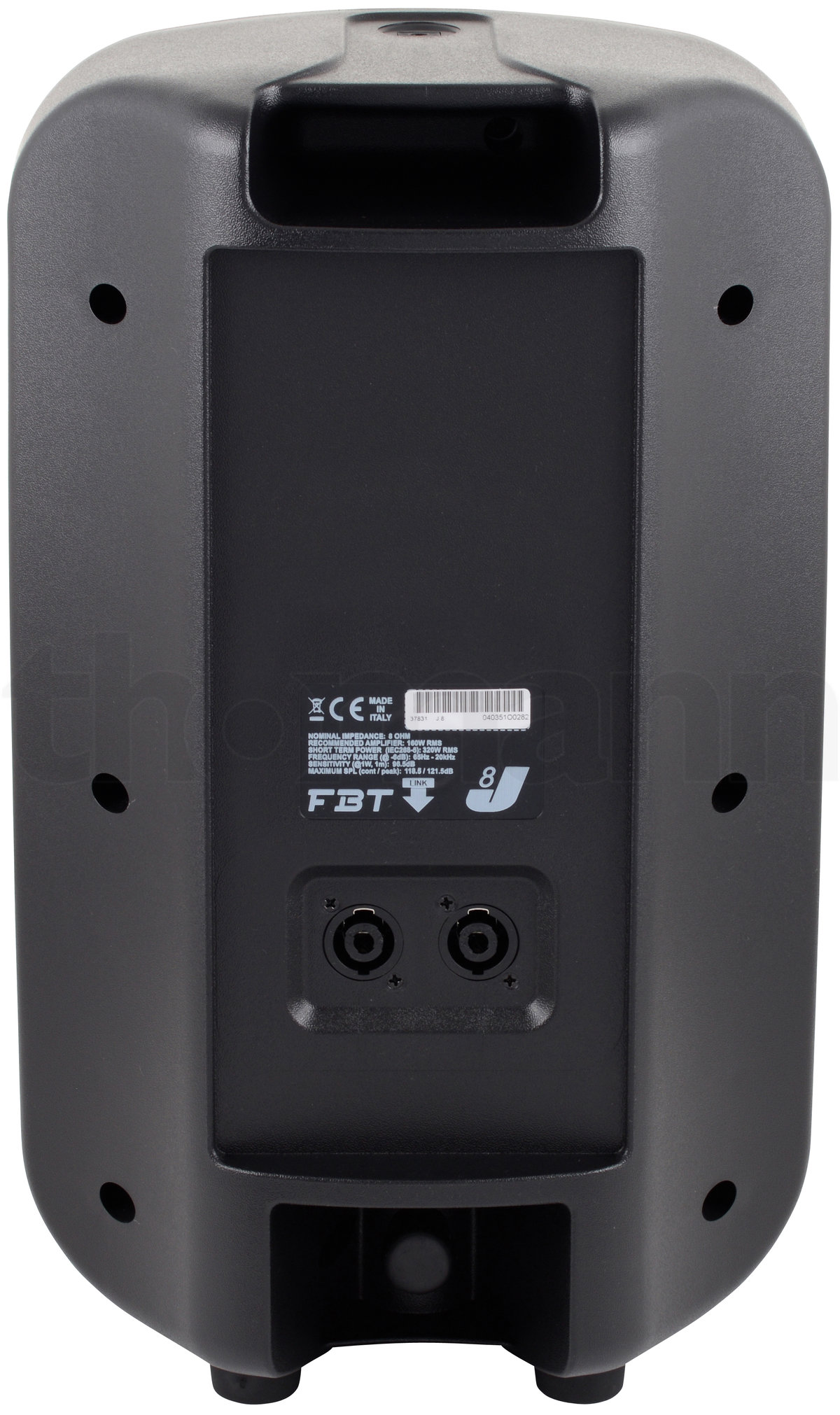 רמקול פסיבי FBT J8 J-Series – 8 אינץ׳, 160W RMS ו-90°×60° 4 FBT J8 J-Series – תמונת מוצר 4
