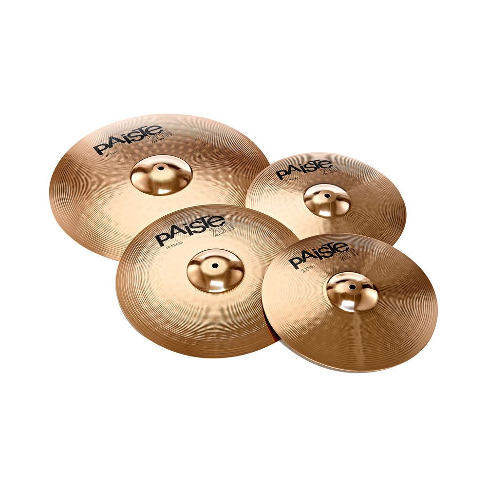 סט מצילות Paiste 201 Bronze – היי-האט 14, קראש 16, רייד 20 1 סט מצילות Paiste 201 Bronze – היי-האט 14, קראש 16, רייד 20 1