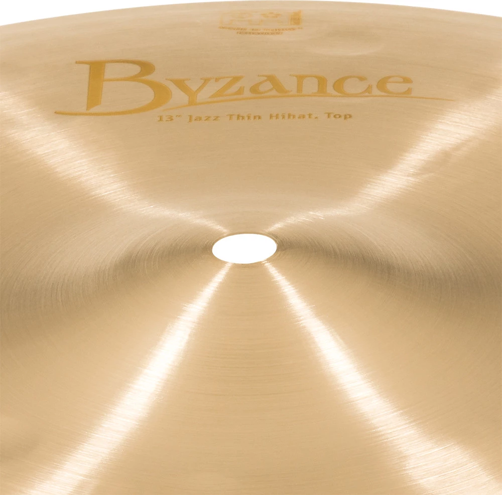 מצילות היי-האט Meinl B13JTH Byzance Jazz Thin — 13 אינץ׳ 9 מצילות היי-האט Meinl B13JTH Byzance Jazz Thin — 13 אינץ׳