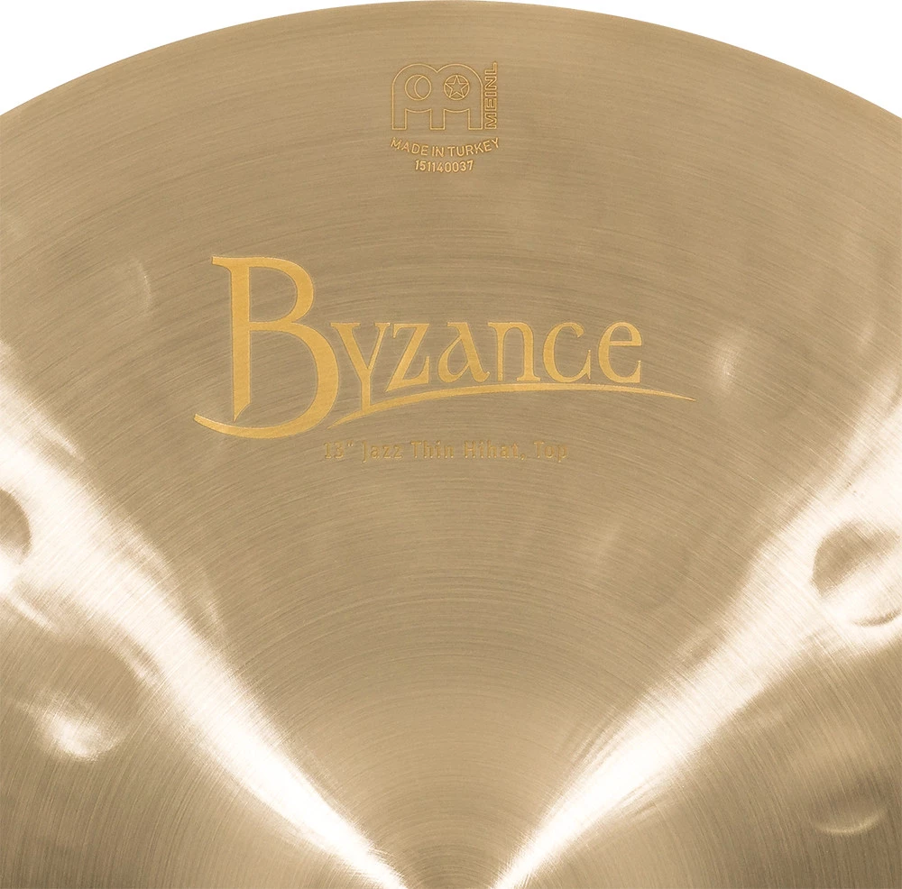 מצילות היי-האט Meinl B13JTH Byzance Jazz Thin — 13 אינץ׳ 6 מצילות היי-האט Meinl B13JTH Byzance Jazz Thin — 13 אינץ׳