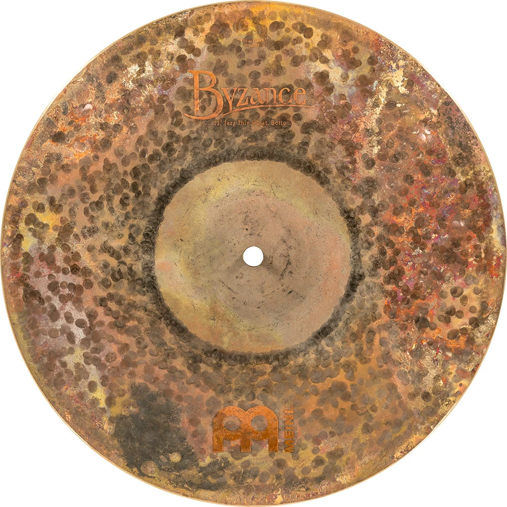 מצילות היי-האט Meinl B13JTH Byzance Jazz Thin — 13 אינץ׳ 5 מצילות היי-האט Meinl B13JTH Byzance Jazz Thin — 13 אינץ׳