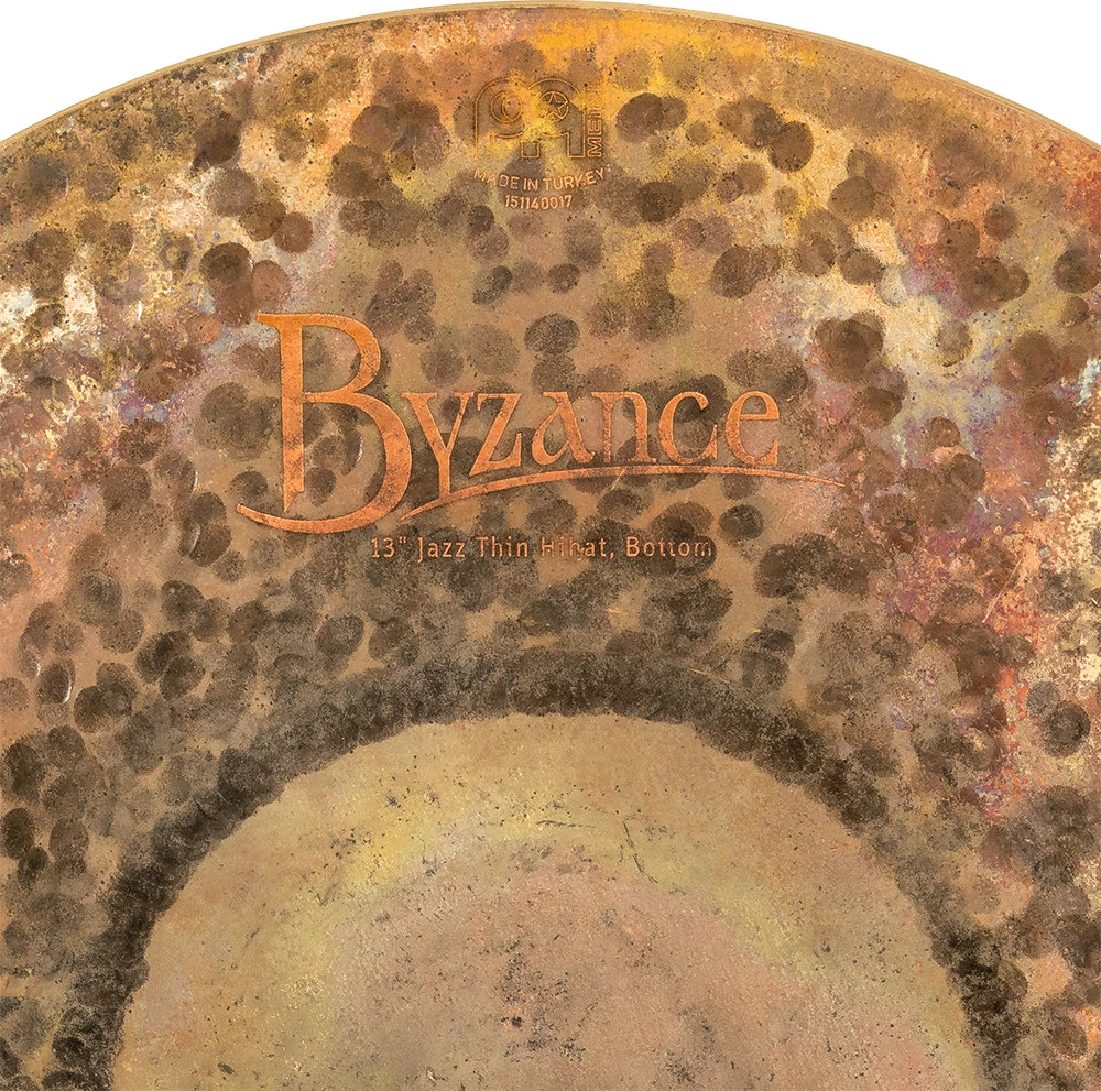 מצילות היי-האט Meinl B13JTH Byzance Jazz Thin — 13 אינץ׳ 3 מצילות היי-האט Meinl B13JTH Byzance Jazz Thin — 13 אינץ׳