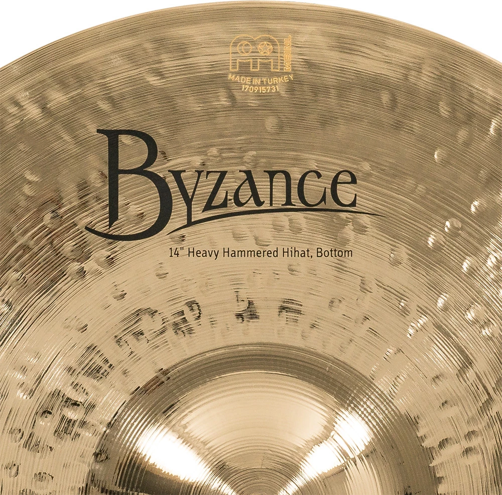 מצילות היי-האט 14״ Meinl Byzance Brilliant Heavy Hammered B14HHH-B 9 מצילות היי-האט 14״ Meinl Byzance Brilliant Heavy Hammered B14HHH-B