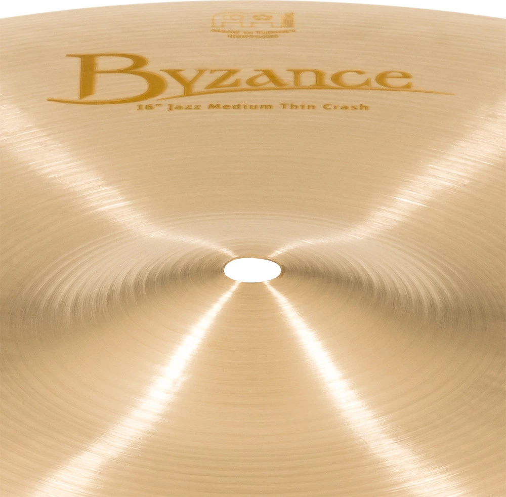 מצילת קראש 16 אינץ' Meinl Byzance Jazz B16JMTC 5 מצילת קראש 16 אינץ' Meinl Byzance Jazz B16JMTC