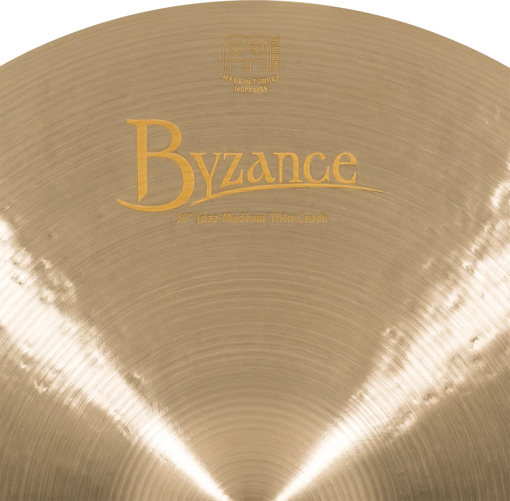 מצילת קראש 16 אינץ' Meinl Byzance Jazz B16JMTC 2 מצילת קראש 16 אינץ' Meinl Byzance Jazz B16JMTC