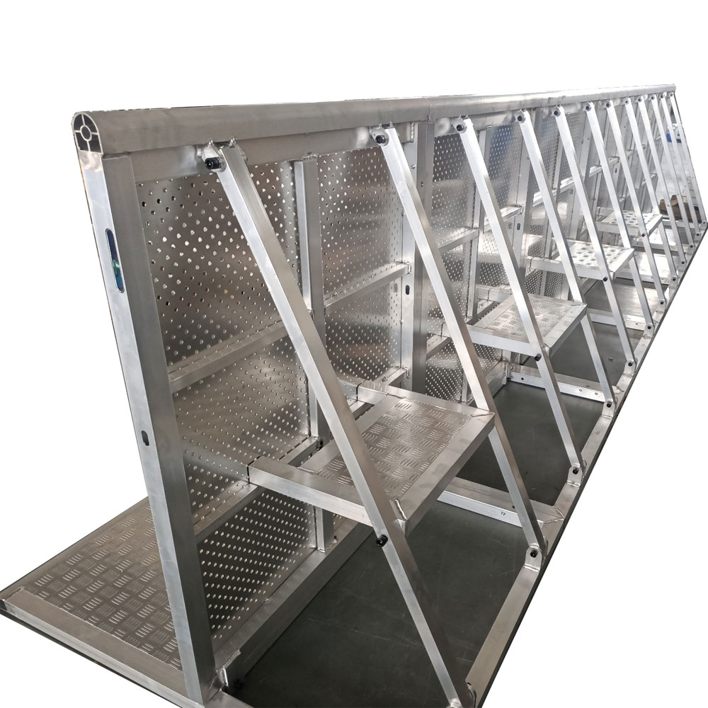 מחסום לחץ מתקפל Speed Truss STAGE BARRIER מאלומיניום 3 מחסום לחץ מתקפל Speed Truss STAGE BARRIER מאלומיניום