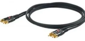 כבל RCA סטריאו Proel CHLP250LU3 — 3 מטר