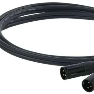 כבל אודיו 2x XLR זכר ל-3.5 מ״מ Proel CHLP320LU15 באורך 1.5 מטר