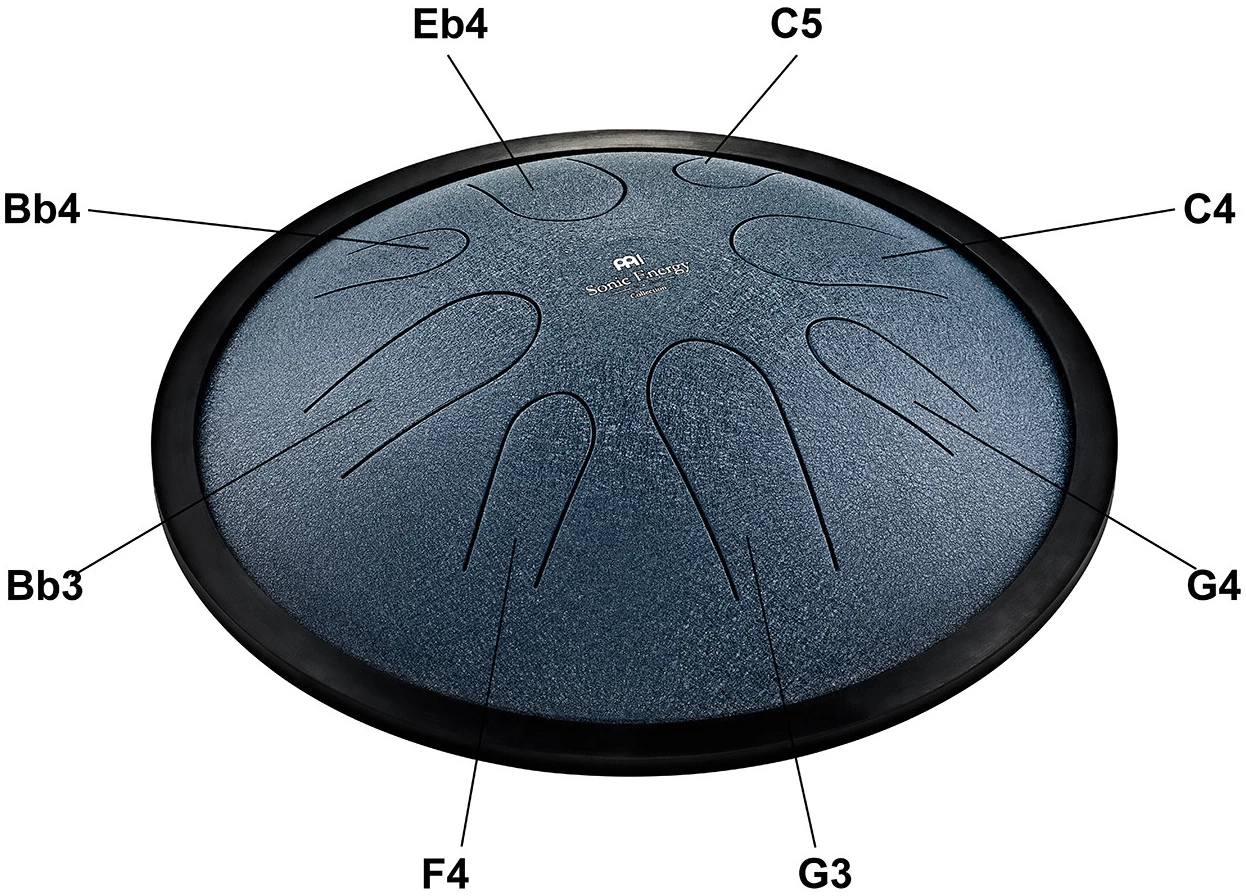 תוף לשוניות 10 אינץ׳ Meinl CSTD2NB — כיוון 432Hz 2 תוף לשוניות 10 אינץ׳ Meinl CSTD2NB — כיוון 432Hz — תמונה 2
