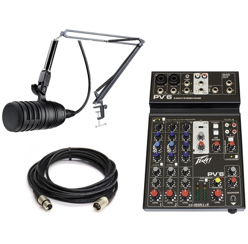 ערכה מקצועית להקלטת פודקאסט – זוג Audio-Technica BP40 ומיקסר PV-6BT 1 D79ED7A7D795D7A6D7A2D799.jpg