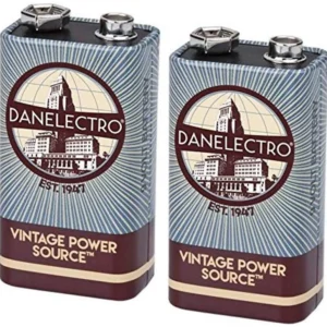 זוג סוללות 9 וולט לפדלים Danelectro DB-2