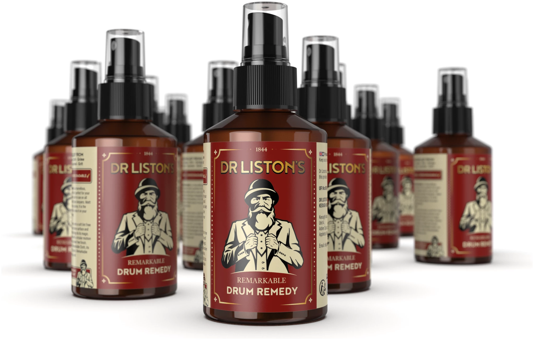 תרסיס ניקוי למערכת תופים Dr Liston's Remarkable Drum Remedy DR-RDR-150 2 תרסיס ניקוי למערכת תופים Dr Liston's Remarkable Drum Remedy DR-RDR-150