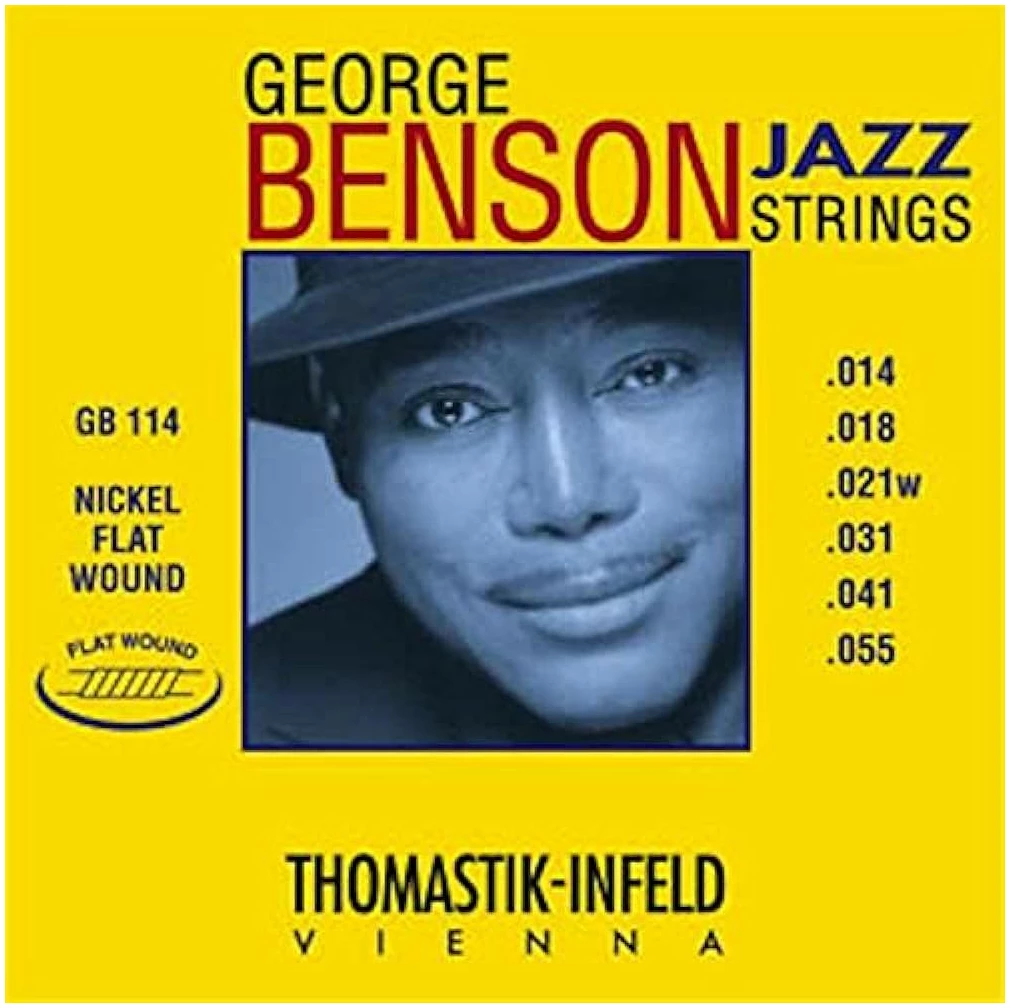 מיתרים לגיטרה חשמלית Thomastik-Infeld GB114 George Benson 1 מיתרים לגיטרה חשמלית Thomastik-Infeld GB114 George Benson