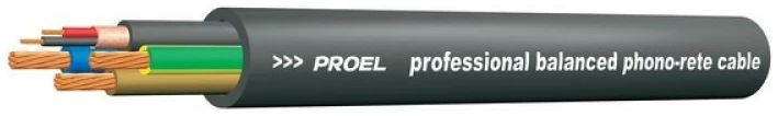 כבל אודיו מאוזן משולב מתח Proel HPC501 לפי מטר 1 כבל אודיו מאוזן משולב מתח Proel HPC501 לפי מטר