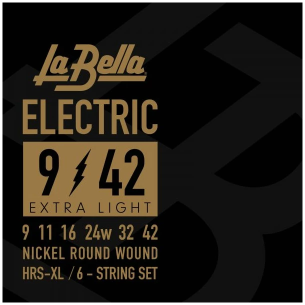 מיתרים לגיטרה חשמלית LaBella HRS-XL Extra Light 1 מיתרים לגיטרה חשמלית LaBella HRS-XL Extra Light