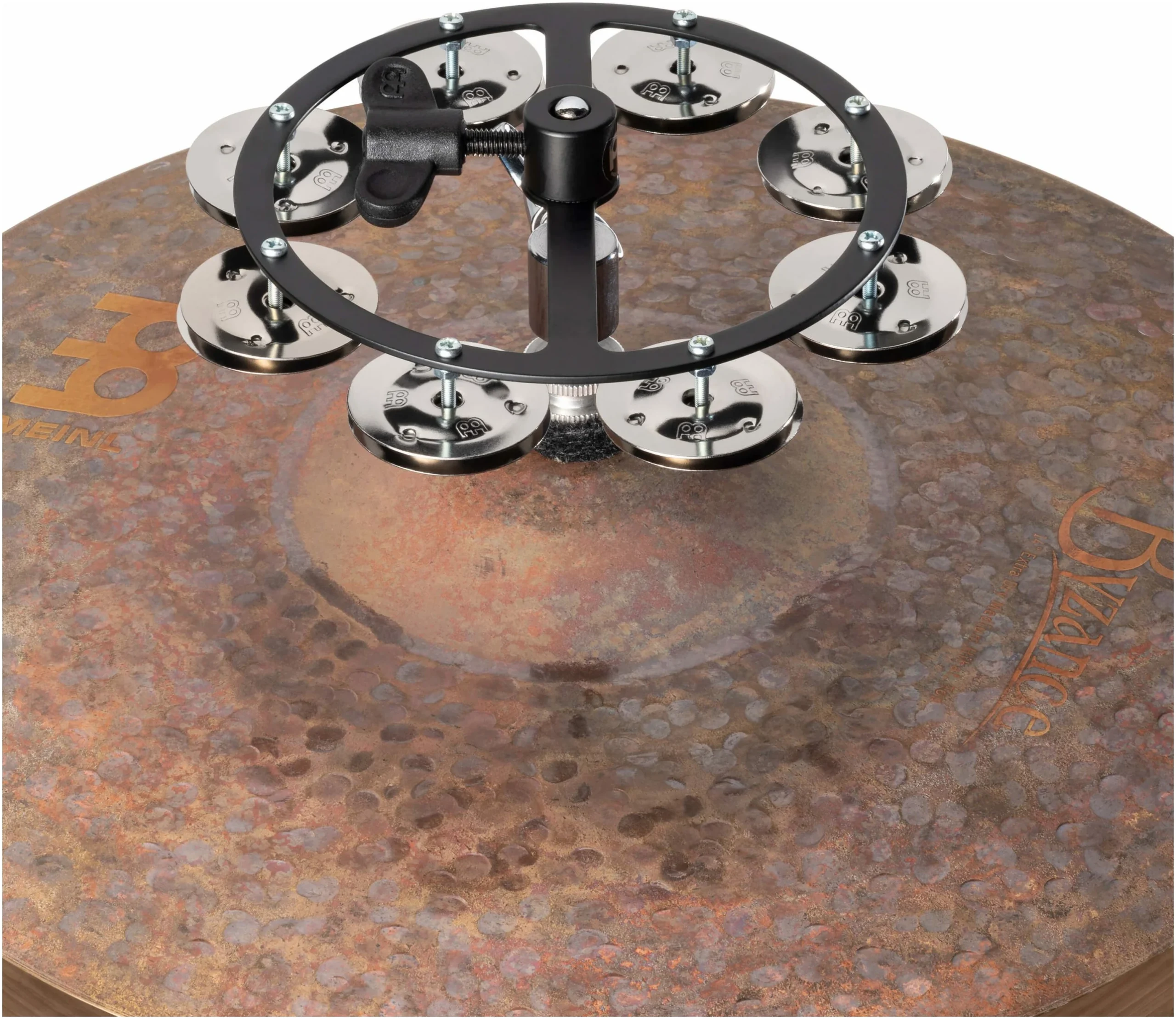 טמבורין להיי-האט שורת צלצלים אחת Meinl HTHH1BK 4 טמבורין להיי-האט שורת צלצלים אחת Meinl HTHH1BK