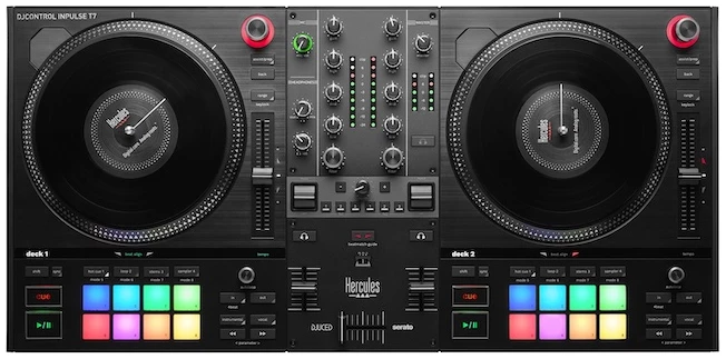 קונטרולר DJ ממונע Hercules DJControl Inpulse T7 1 קונטרולר DJ ממונע Hercules DJControl Inpulse T7