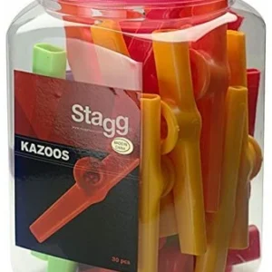 מארז 30 קאזו צבעוניים Stagg KAZOO-30
