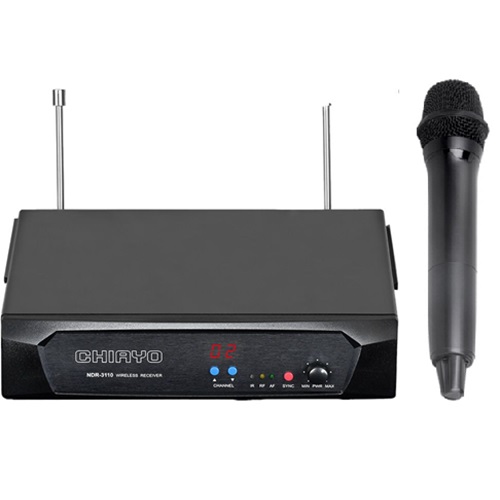 מערכת מיקרופון אלחוטי ידני Chiayo NDR-3110 + NH-3500 1 NDR 3110 2.jpg