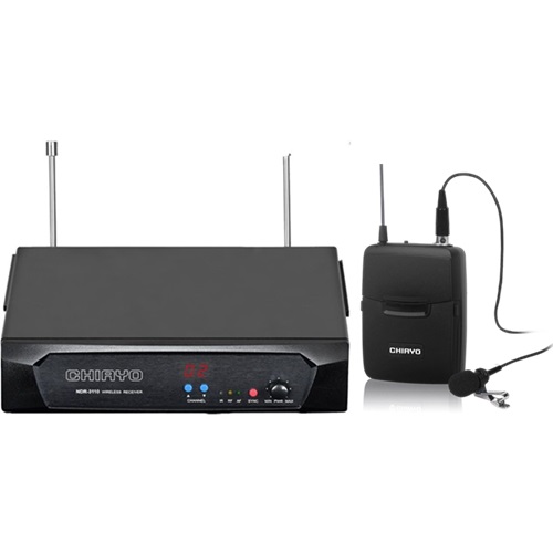 מערכת מיקרופון אלחוטי דש Chiayo NDR-3110 + NB-3100 + MC-16 1 NDR 3110NB.jpg
