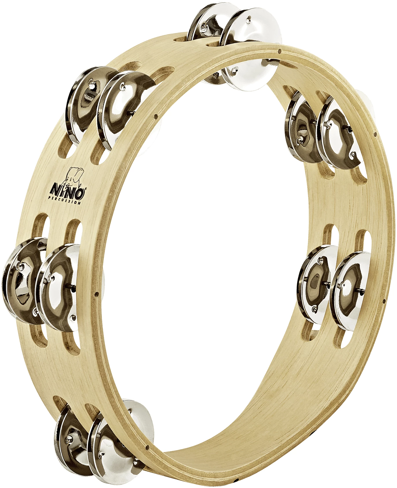 טמבורין עץ NINO NINO50 — 8 אינץ׳, 2 שורות צלצלים 1 טמבורין עץ NINO NINO50 — 8 אינץ׳, 2 שורות צלצלים