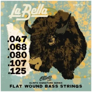 מיתרים לבס 5 מיתרים La Bella OSF-5 — Flat Wound