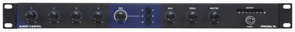 מגבר כריזה עם מיקסר 160W Proel PA AMP160XL 2 מגבר כריזה עם מיקסר 160W Proel PA AMP160XL