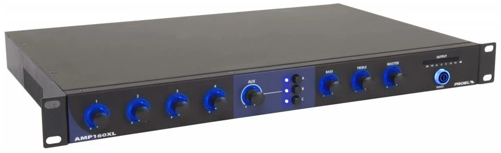 מגבר כריזה עם מיקסר 160W Proel PA AMP160XL 3 מגבר כריזה עם מיקסר 160W Proel PA AMP160XL