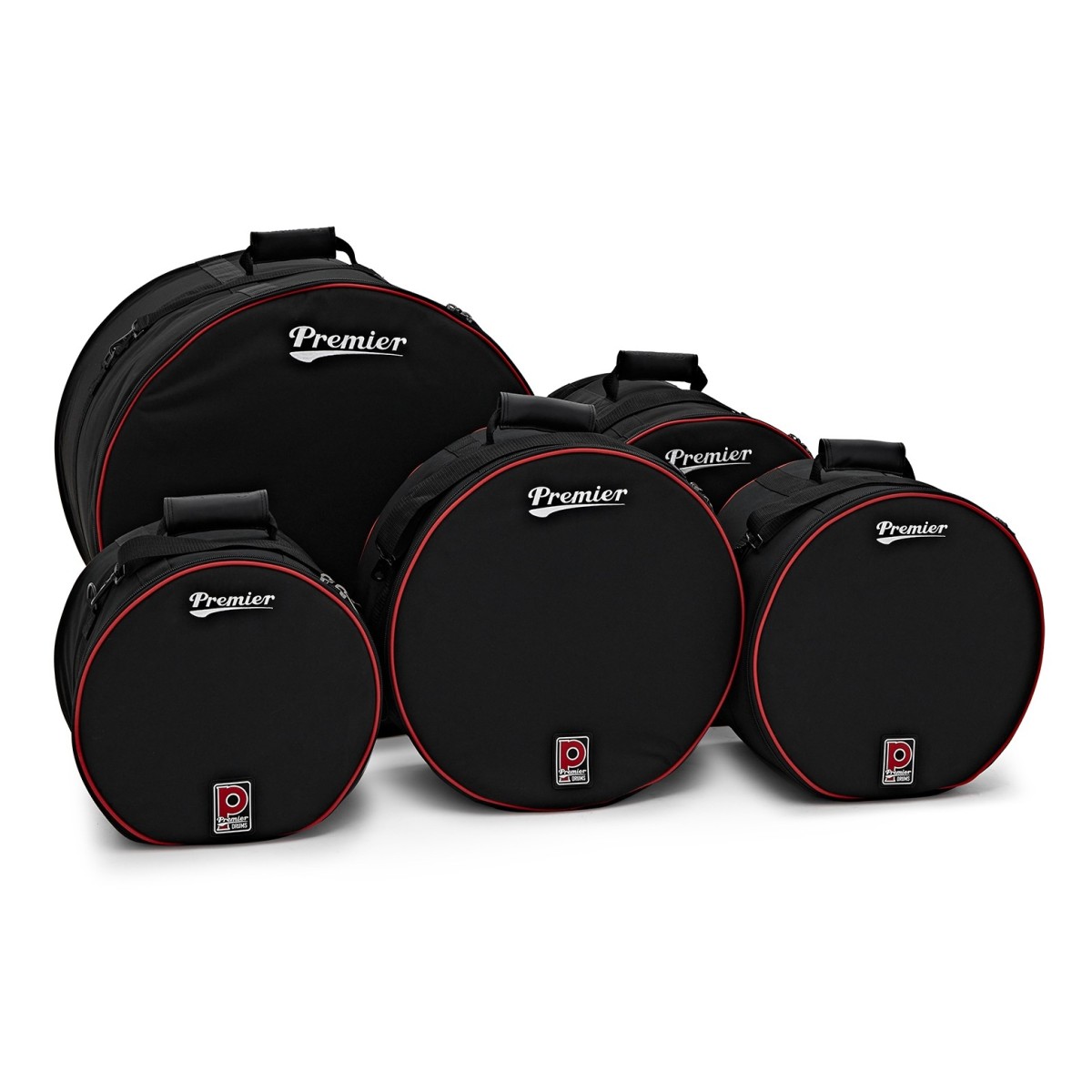 סט תיקים רכים למערכת תופים Premier PSC20-5PC — קונפיגורציית Fusion 20 אינץ׳ 1 PSC20 5PC FUSION KIT.jpg