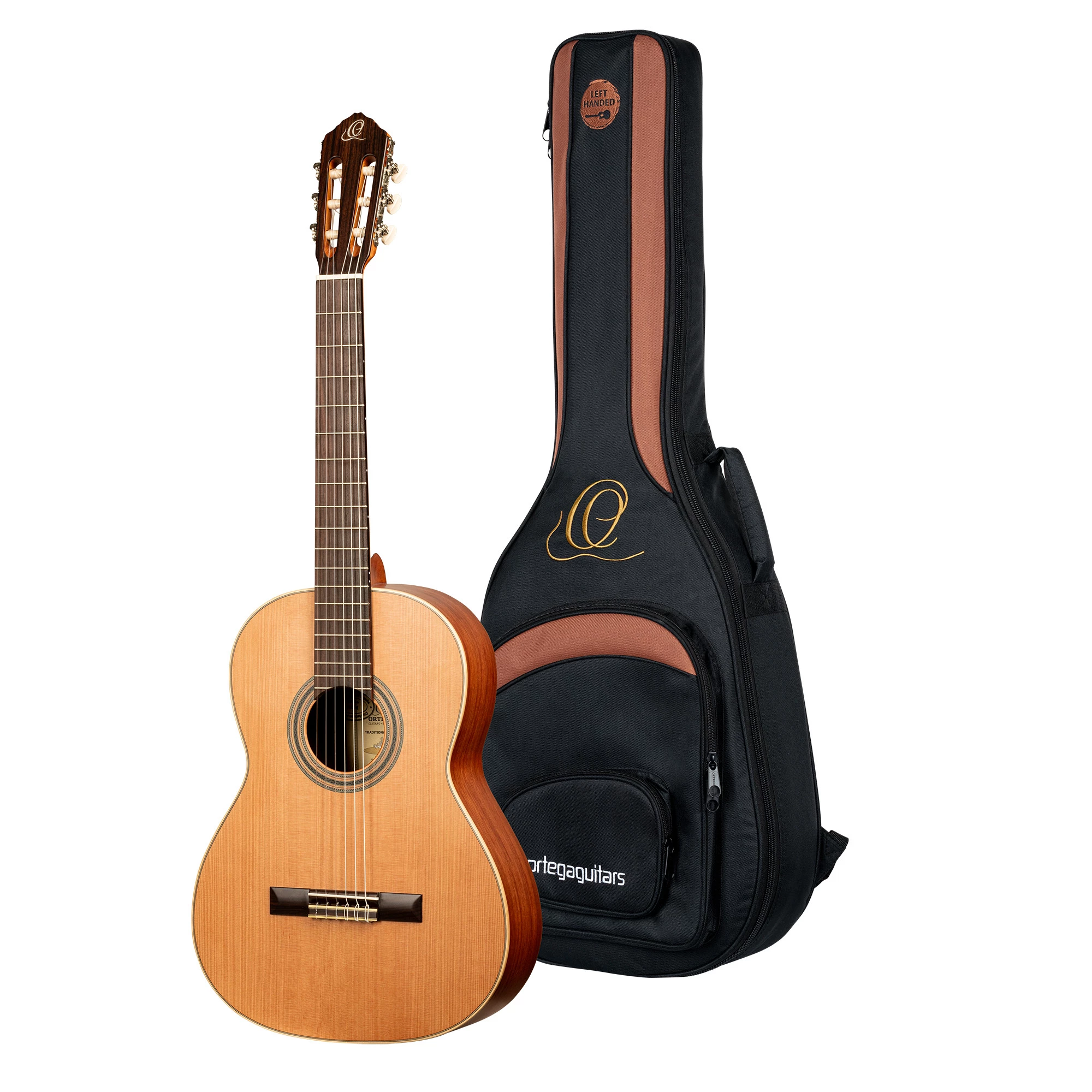 גיטרה קלאסית שמאלית 4/4 Ortega Traditional Series R18S-L 16 גיטרה קלאסית שמאלית 4/4 Ortega Traditional Series R18S-L