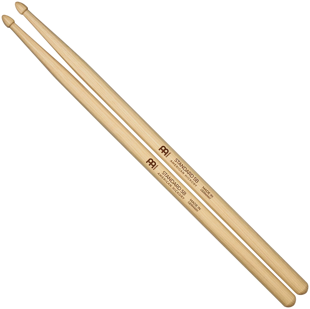 מקלות תופים 5B היקורי קצה בלוט Meinl SB102 1 מקלות תופים 5B היקורי קצה בלוט Meinl SB102